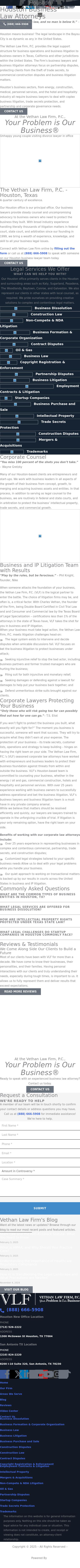 Vethan Law Firm P.C. - Houston TX Lawyers