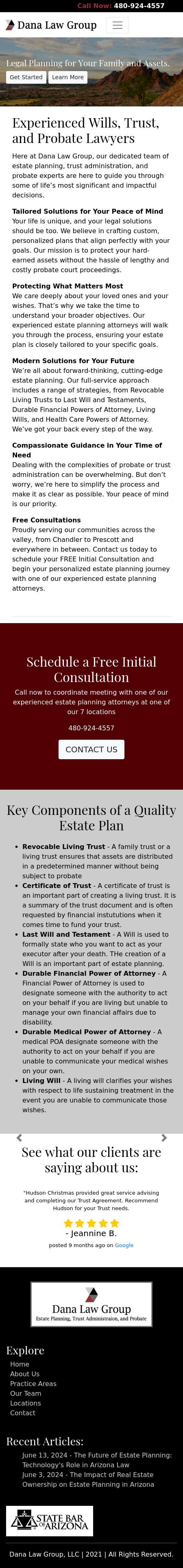 Dana Law Group, LLC - Mesa AZ Lawyers