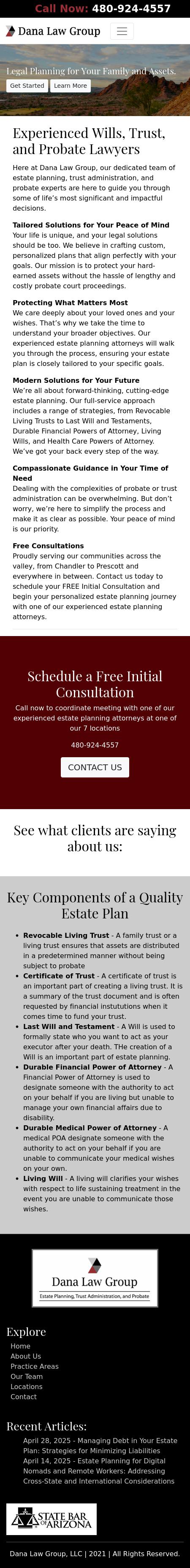 Dana Law Group, LLC - Mesa AZ Lawyers