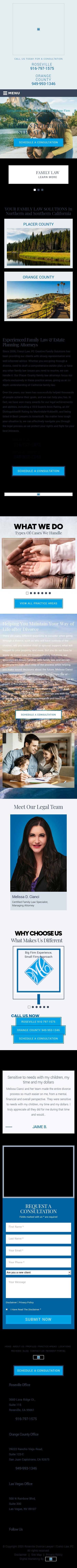 Law Office of Cecil & Cianci, PC - Roseville CA Lawyers