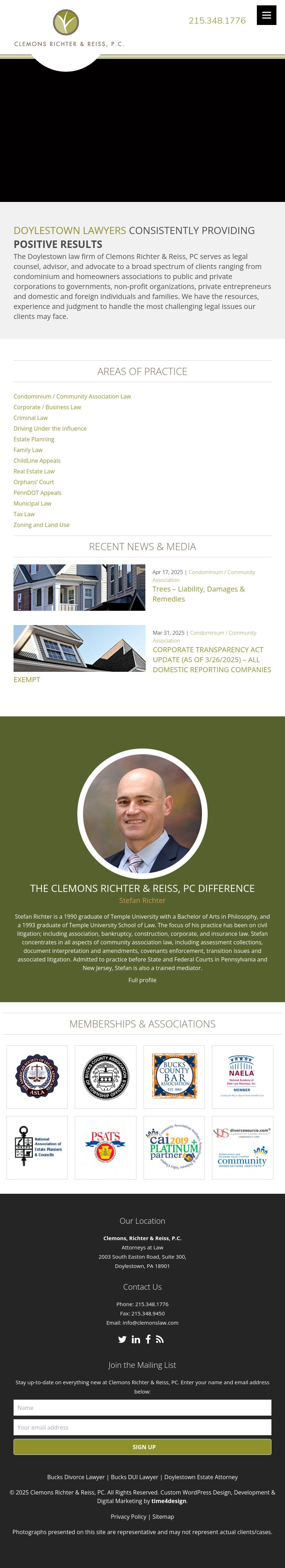 Clemons, Richter & Reiss, P.C. - Lansdale PA Lawyers